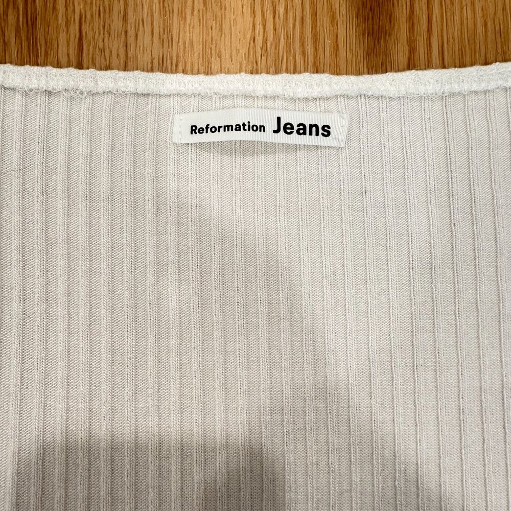 Reformation Women's Elevated Basic Ribbed Square … - image 4